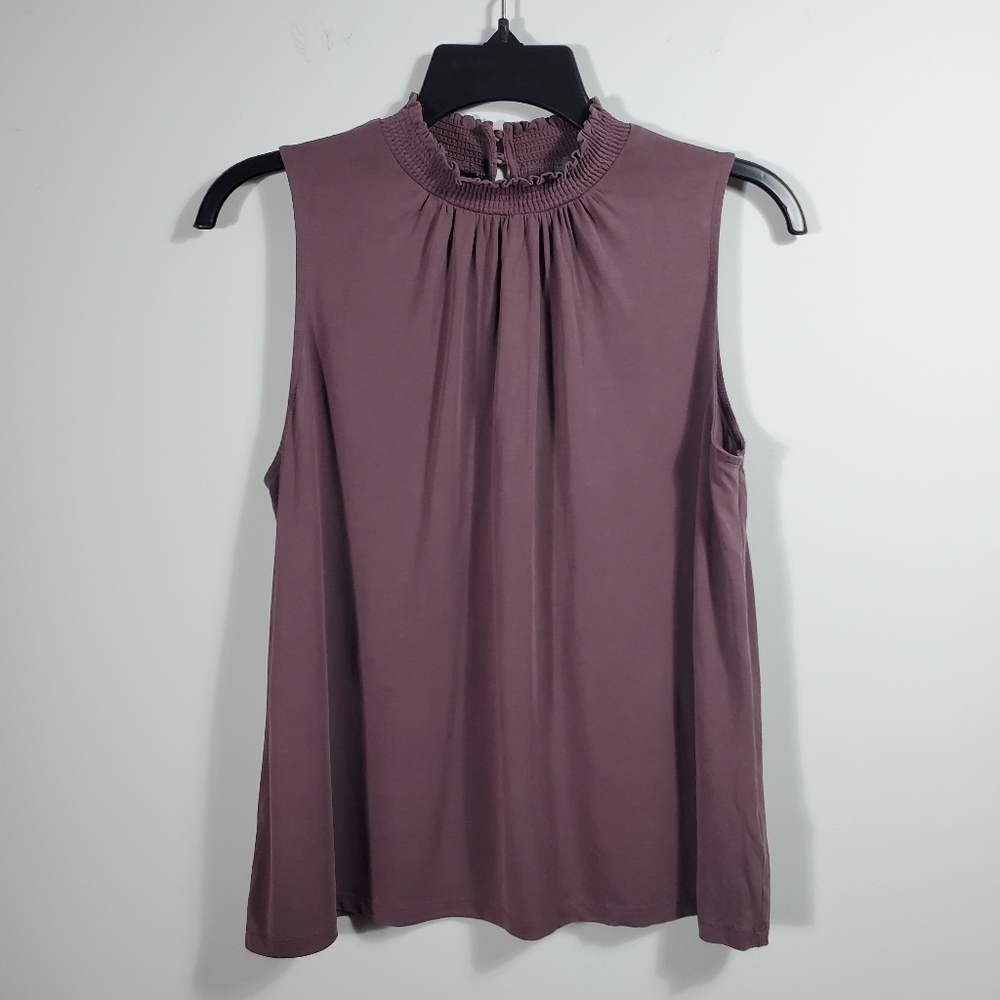 Sunday in Brooklyn Mockneck Sleeveless Blouse Size XS